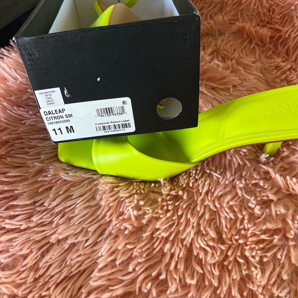 Citron Slide Sandals
